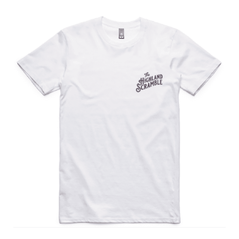 Highland Scramble Women's t-shirt front white